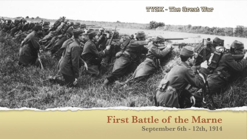 1914-23 First Battle of the Marne September 6-12&nbsp;1914