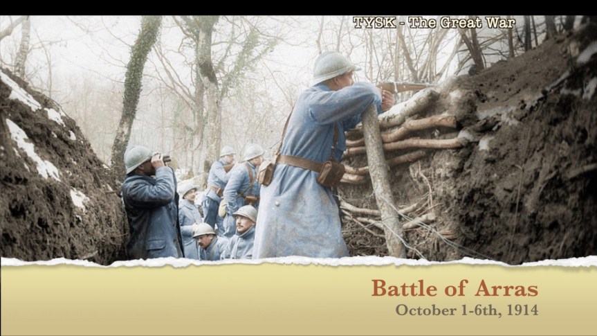 1914-33 First Battle of Arras 1-6 October&nbsp;1914