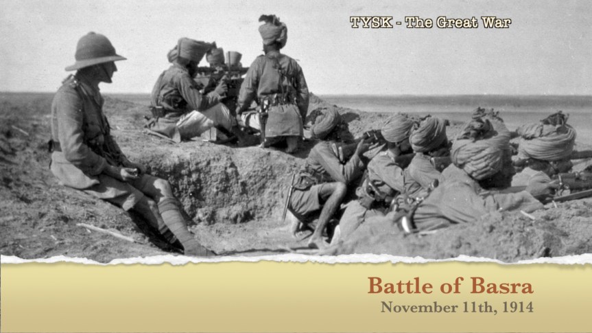 1914-42 Battle of Basra 11 November&nbsp;1914