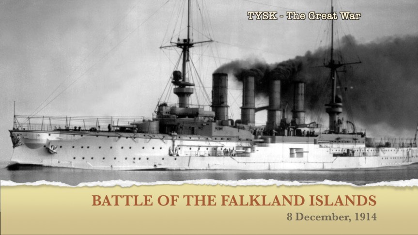 1914-46 Battle of Falkland Islands 8 December&nbsp;1914