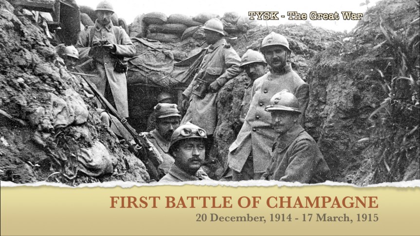 1914-49 First Battle of Champagne 20 December,1914 to 17 March ,&nbsp;1915