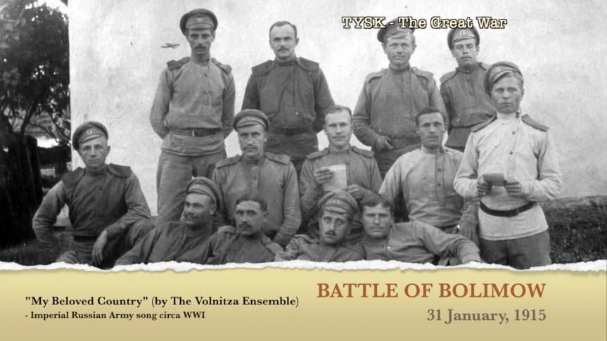 1915-03 Battle of Bolimow, 31 January,&nbsp;1915