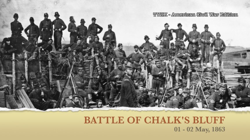 1863-27 Battle of Chalk Bluff, 1-2 May,&nbsp;1863