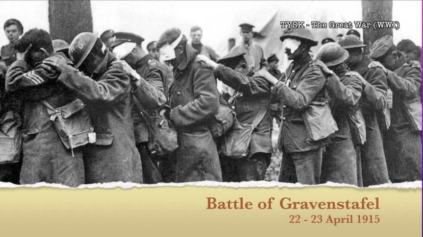 1915-09 Battle of Gravenstafel 22–23 April&nbsp;1915