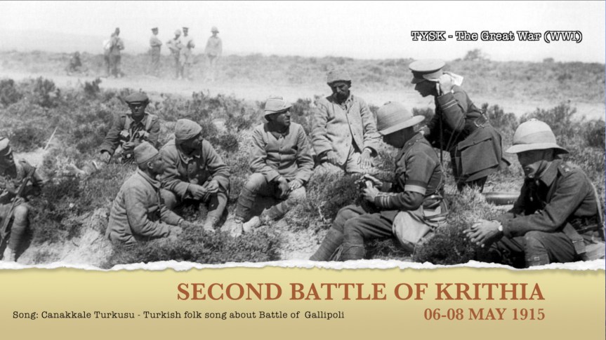 1915-15 Second Battle of Krithia 8-13 May&nbsp;1915