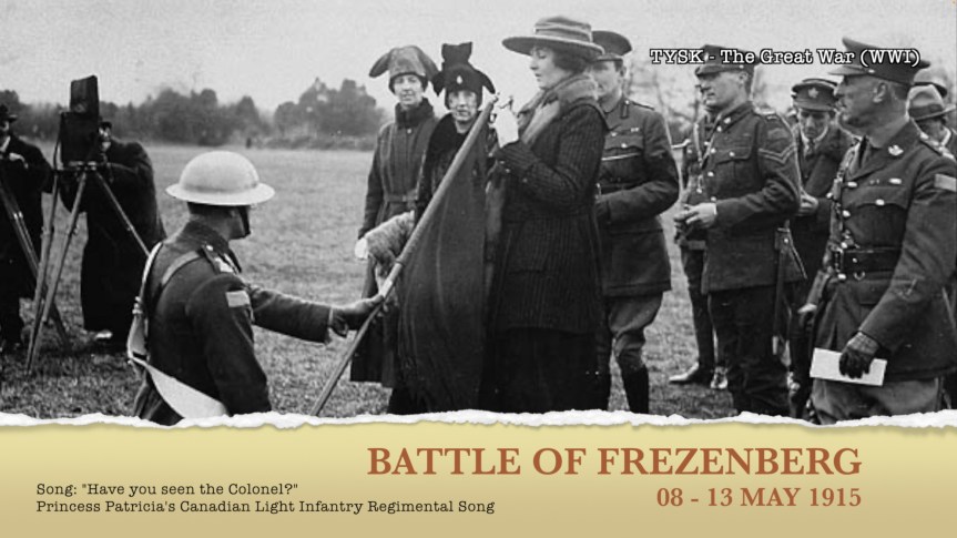 1915-16 Battle of Frezenberg 8-13 May&nbsp;1915