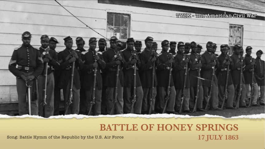 1863-57 Battle of Honey Springs July 17&nbsp;1863