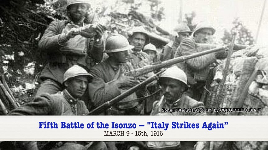 1916-09 Fifth Battle of&nbsp;Isonzo